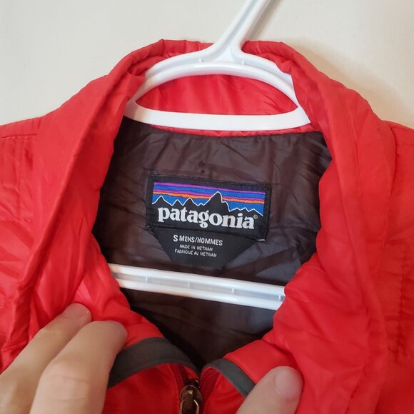 Patagonia Nano Puff Light Puffer Jacket Red Size S - Picture 4 of 6